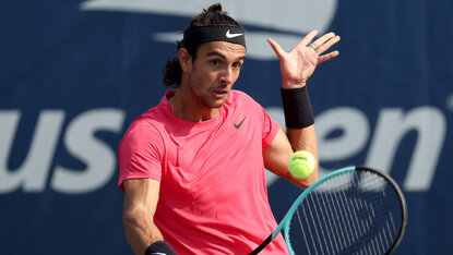 Lorenzo Musetti hat bei den US Open gut losgelegt Lorenzo Musetti hat bei den US Open gut losgelegt