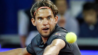 Dominic Thiem war zumeist voll konzentriert