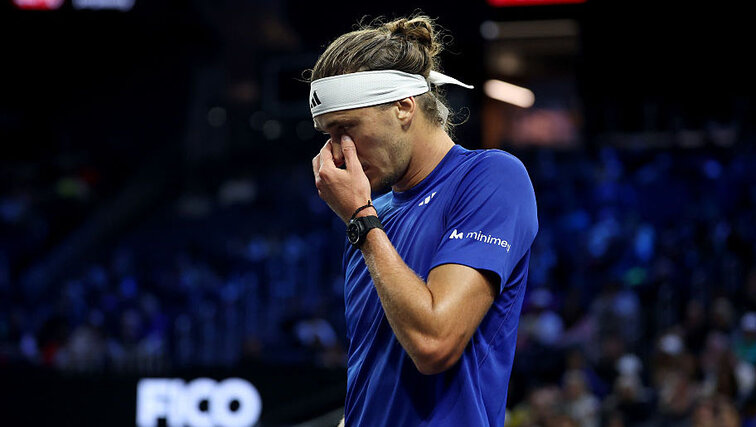 Alexander Zverev wirkt aktuell etwas rat- und kraftlos Alexander Zverev wirkt aktuell etwas rat- und kraftlos