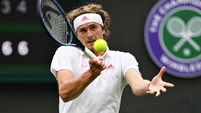 Alexander Zverev ist für das Grand-Slam-Turnier in Wimbledon guter Dinge