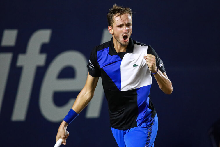 Daniil Medvedev steht beim Hartplatzturnier von Los Cabos im Viertelfinale