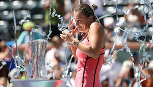 Aryna Sabalenka holte ihren ersten Indian-Wells-Titel