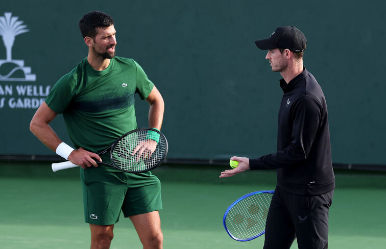 Andy Murray scherzt auf seine typische Weise über die Zusammenarbeit mit Novak Djokovic