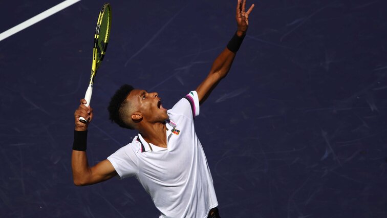 Félix Auger-Aliassime steht in Indian Wells in Runde drei Félix Auger-Aliassime steht in Indian Wells in Runde drei