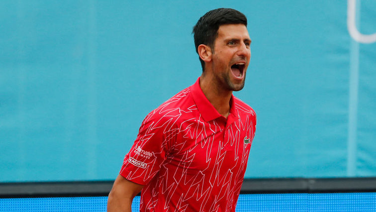 Novak Djokovic struggled with himself for a long time