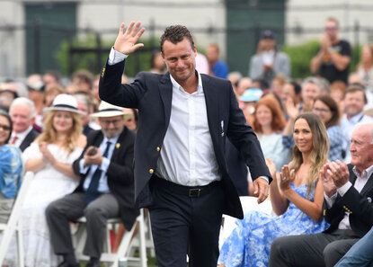 Lleyton Hewitt wurde mit 41 Jahren in die "Hall of Fame" des Tennissports aufgenommen