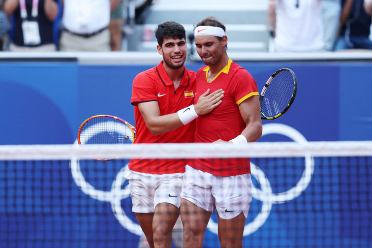 Bei Olympia 2024 traten Rafael Nadal und Carlos Alcaraz im Doppel an