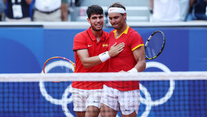 Bei Olympia 2024 traten Rafael Nadal und Carlos Alcaraz im Doppel an