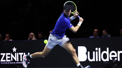 Mit einer deutlichen Niederlage gegen Holger Rune musste sich Jan-Lennard-Struff vom Finalturnier des UTS in London verabschieden. Getty Images