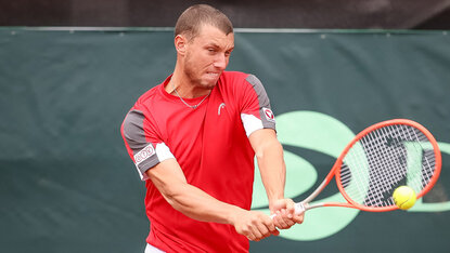 Filip Misolic Filip Misolic hat bei seinem Davis-Cup-Debüt nichts anbrennen lassen