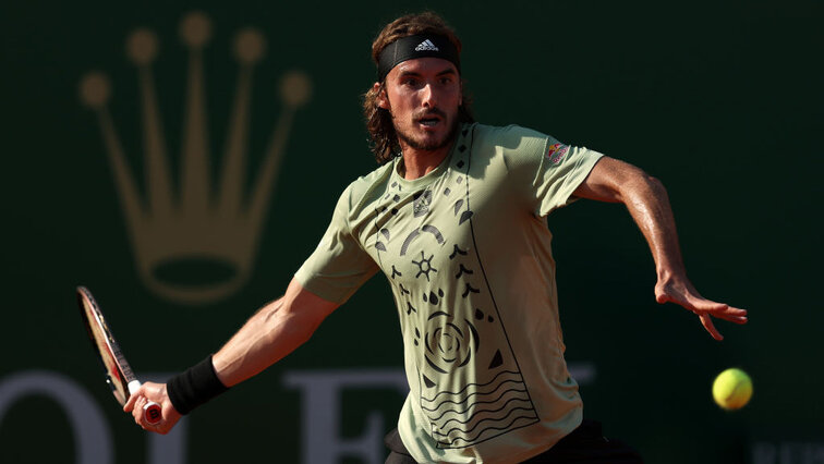 Stefanos Tsitsipas am Sonntag in Monte-Carlo Stefanos Tsitsipas am Sonntag in Monte-Carlo