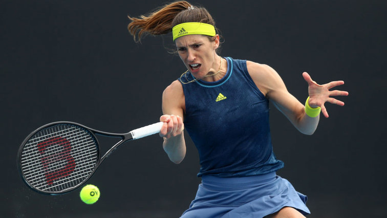 Andrea Petkovic is in round two in Miami