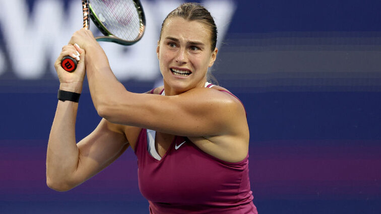 Aryna Sabalenka war gegen Barbora Krejcikova