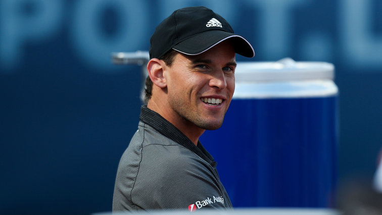 Dominic Thiem is initially satisfied with seven guests