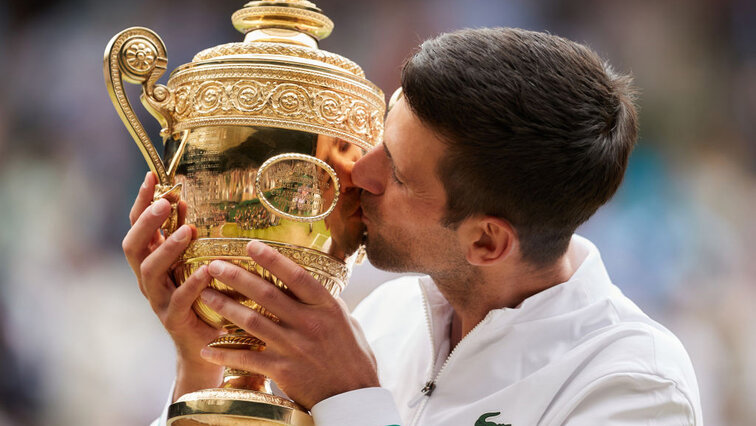 Titelverteidiger Novak Djokovic startet in Wimbledon an Position eins Defending champion Novak Djokovic starts at Wimbledon in first place