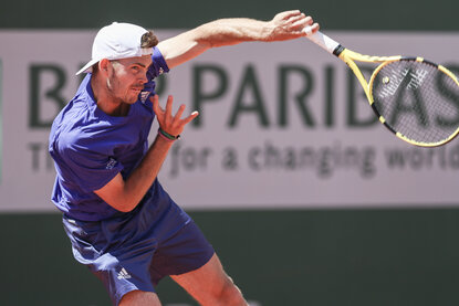 Maximilian Marterer ist gleich zu Beginn der Qualifikation für die French Open ausgeschieden