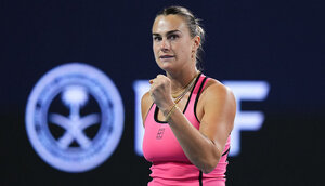 Aryna Sabalenka ist im Finale die Favoritin