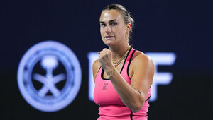 Aryna Sabalenka ist im Finale die Favoritin