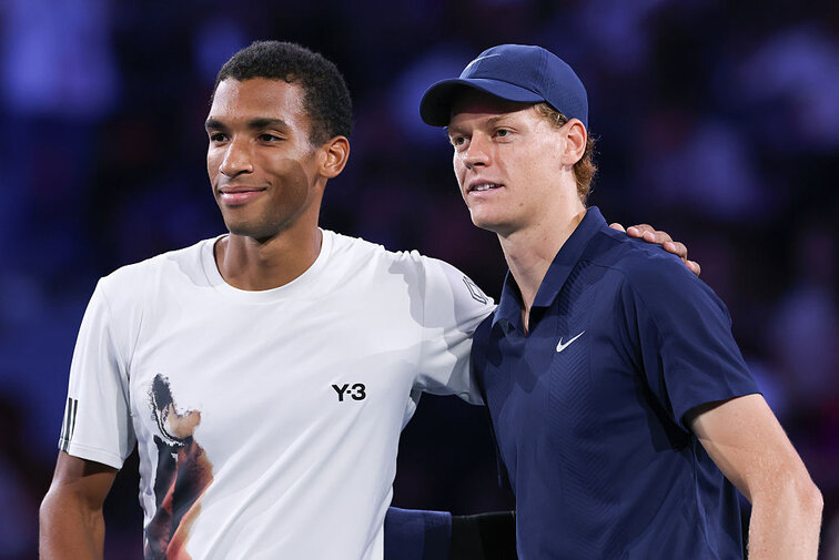 Felix Auger-Aliassime fordert Jannik Sinner Felix Auger-Aliassime fordert Jannik Sinner