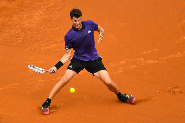 Dominic Thiem played in the first round against Reilly Opelka in Madrid