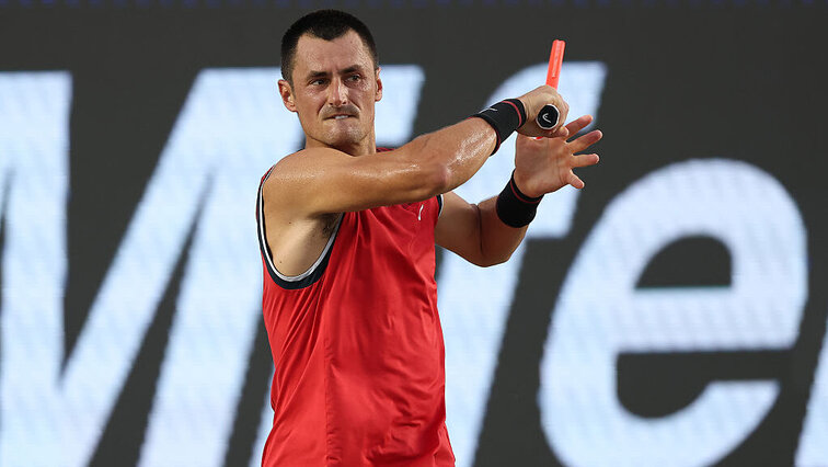 In Los Cabos geigt Bernard Tomic fast wie in besten alten Zeiten auf. Getty Images