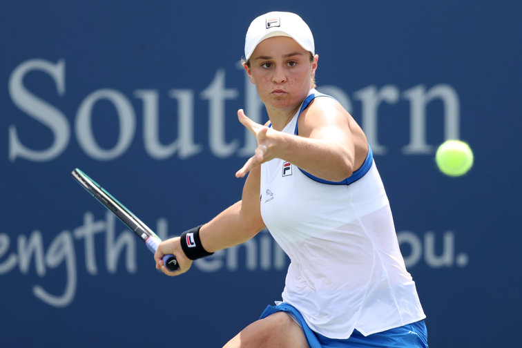 Ash Barty faced Barbora Krejcikova in the Cincinnati quarterfinals