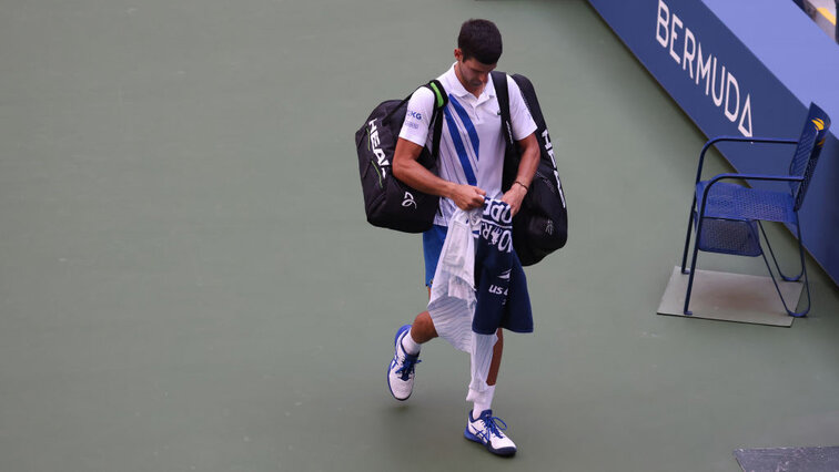 Nicht der Abgang, den sich Novak Djokovic bei den US Open 2020 gewünscht hatte