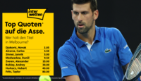 Bei interwetten ist Novak Djokovic der klare Favorit auf den Titel in Melbourne