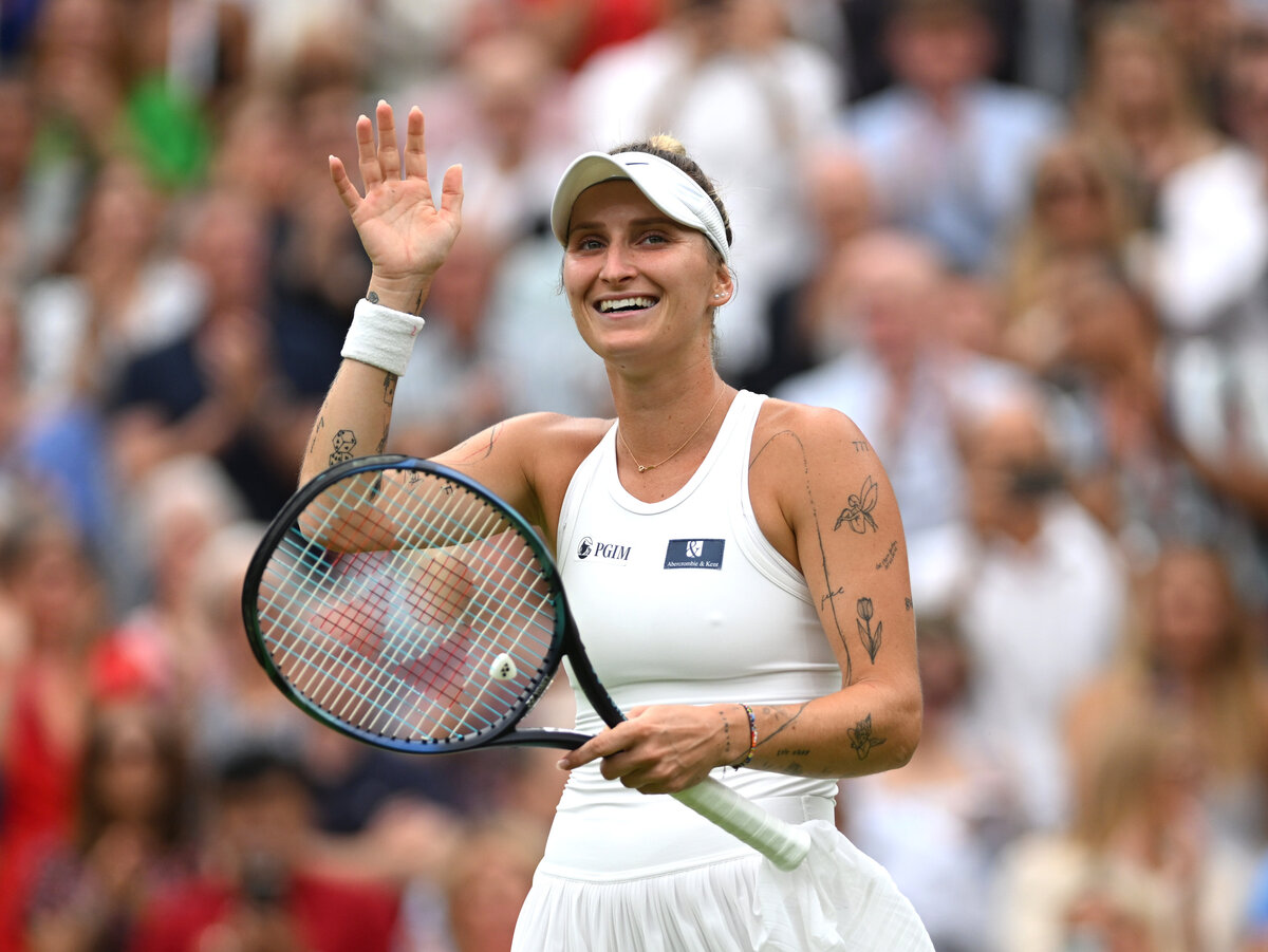 Wimbledon Marketa Vondrousova holt den Titel gegen nervöse Jabeur · tennisnet