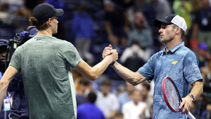 Jannik Sinner und Tommy Paul bei den US Open 2024