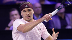 Alexander Zverev am Donnerstag in Wien