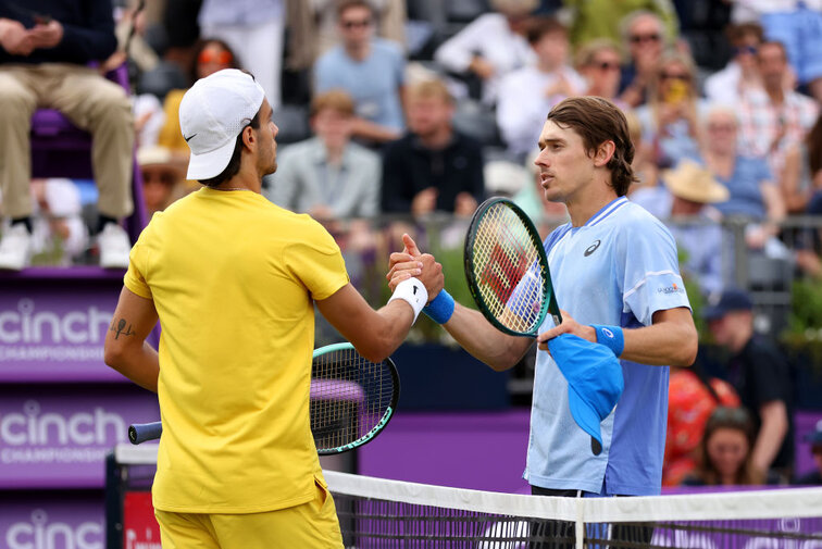 Lorenzo Musetti fordert Alex de Minaur Lorenzo Musetti fordert Alex de Minaur