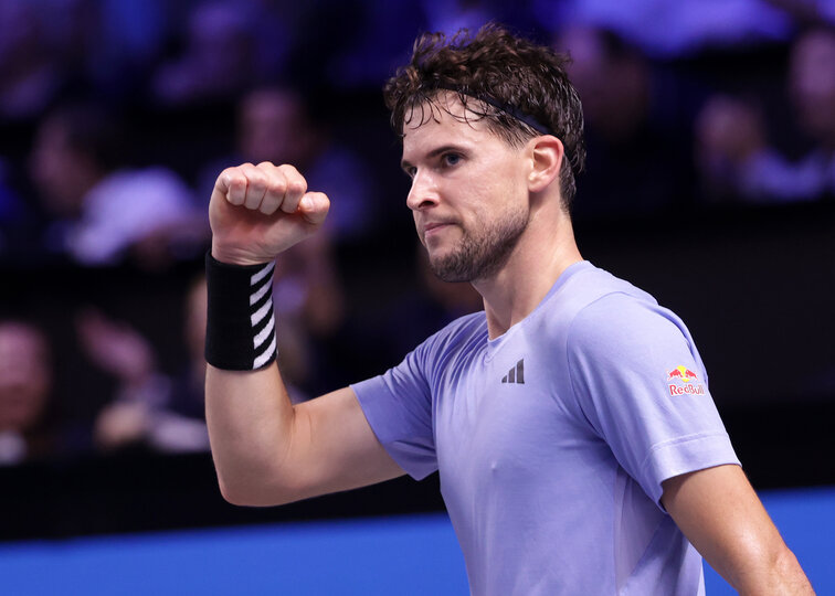 Dominic Thiem gewann gegen Stan Wawrinka Dominic Thiem gewann gegen Stan Wawrinka