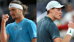 Alexander Zverev und Jannik Sinner spielen heute in Madrid um den Titel