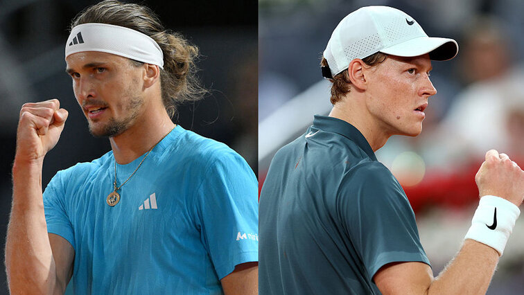 Alexander Zverev und Jannik Sinner spielen heute in Madrid um den Titel