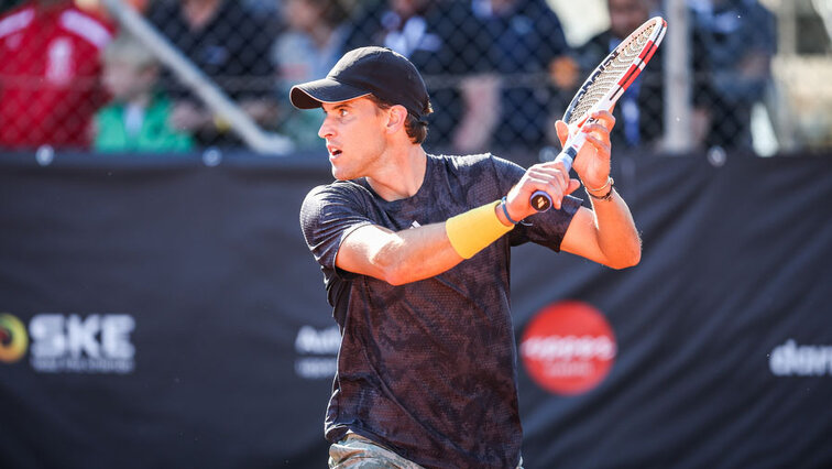 Dominic Thiem am Dienstag in Mauthausen