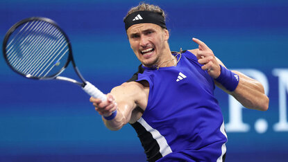 Alexander Zverev am Dienstag bei den US Open 2024 Alexander Zverev am Dienstag bei den US Open 2024