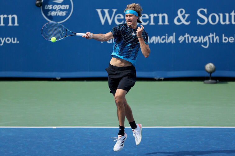 Alexander Zverev designed his opening match in Cincinnati extremely confidently