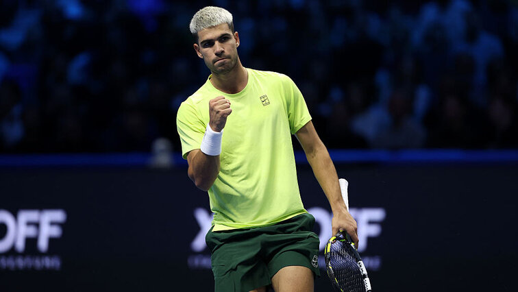 Nach hart umkämpftem ersten Durchgang war Carlos Alcaraz von Alex de Minaur nicht mehr zu stoppen. Getty Images
