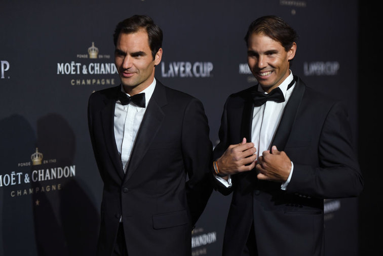 Roger Federer und Rafael Nadal