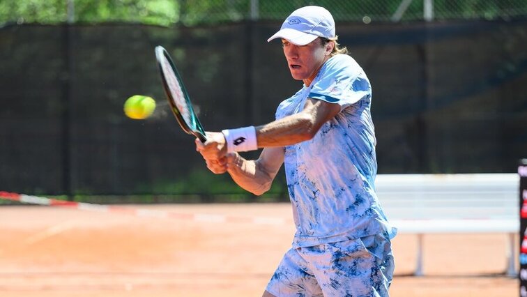 In San Marino besiegte Lukas Neumayer zum zweiten Mal innerhalb einer Woche den Argentinier Andrea Collarini. GEPA Pictures