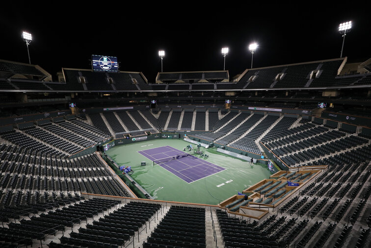 Die Stadien in Indian Wells werden in den kommenden Tagen leer bleiben. Die Stadien in Indian Wells werden in den kommenden Tagen leer bleiben.