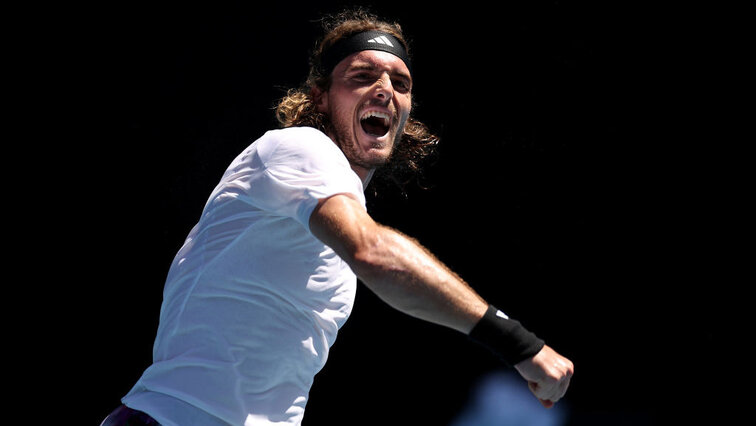 Stefanos Tsitsipas hat bislang keinen Satz verloren Stefanos Tsitsipas hat bislang keinen Satz verloren