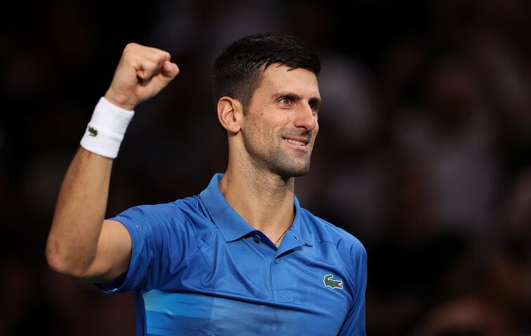 Novak Djokovic zeigte gegen Maxime Cressy eine blendende Vorstellung