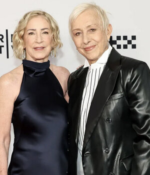 Chris Evert und Martina Navratilova beim Tribeca Film Festival in New York City