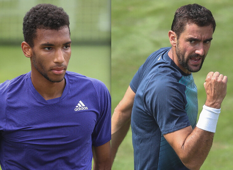 Felix Auger-Aliassime, Marin Cilic Felix Auger-Aliassime, Marin Cilic