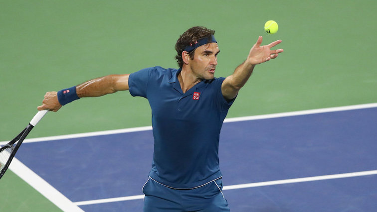 Roger Federer in Dubai 2019