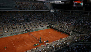 Im Stade Roland Garros wird das zweite Major des Jahres ausgetragen