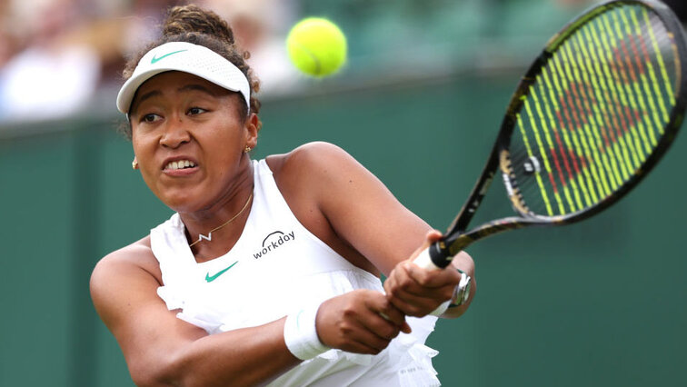 Naomi Osaka am Montag in Wimbledon