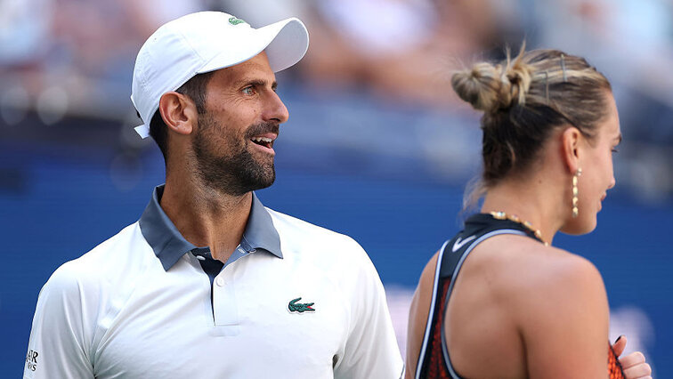 Novak Djokovic darf am morgigen Sonntag schon ran, Aryna Sabalenka muss sich noch gedulden